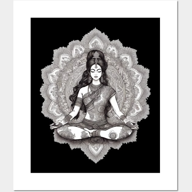 Kundalini Yoga Wall Art by animegirlnft